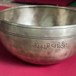Hand-hammered singing bowl